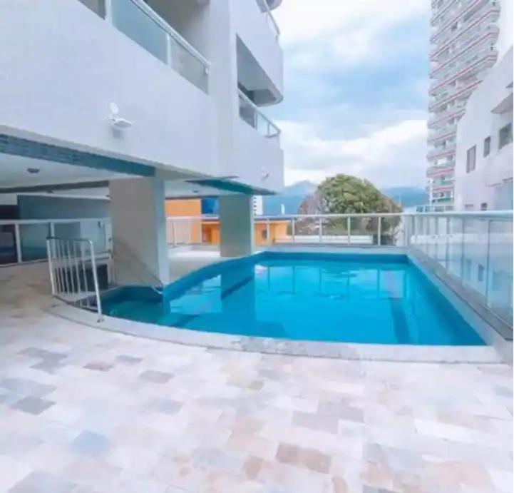 Apto Com Vista Mar E Sacada Gourmet Praia Grande  Kültér fotó