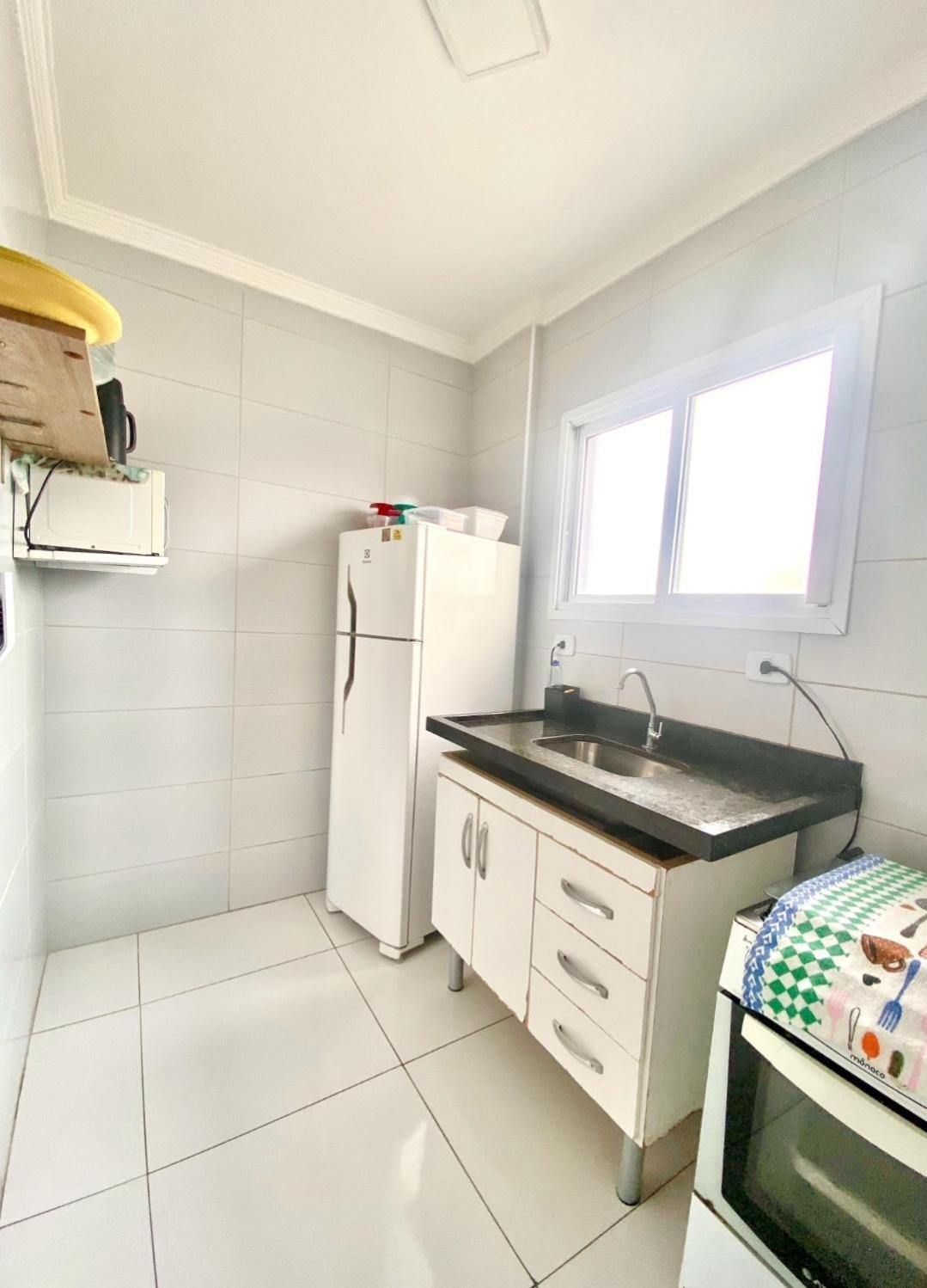 Apto Com Vista Mar E Sacada Gourmet Praia Grande  Kültér fotó